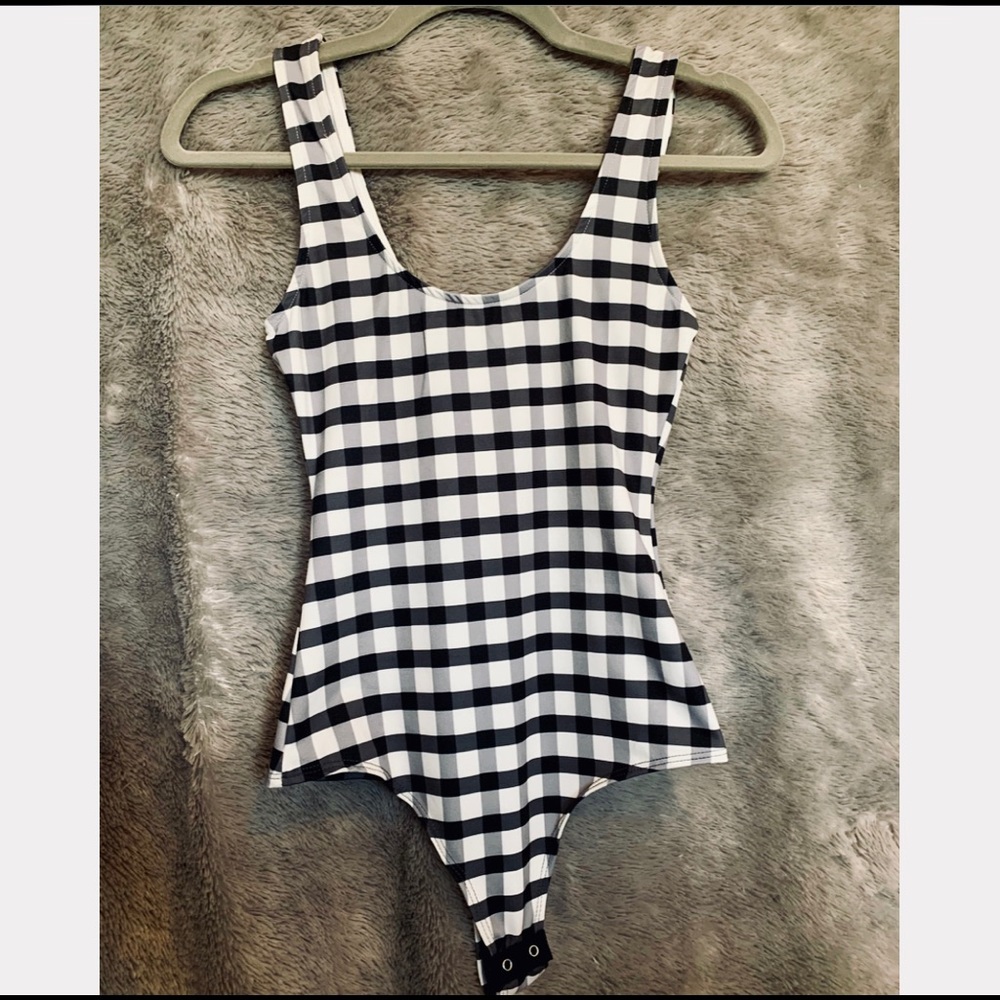 Gingham Bodysuit
